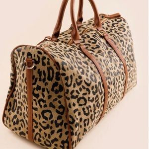 COPY - COPY - Leopard Printed Weekender Tote